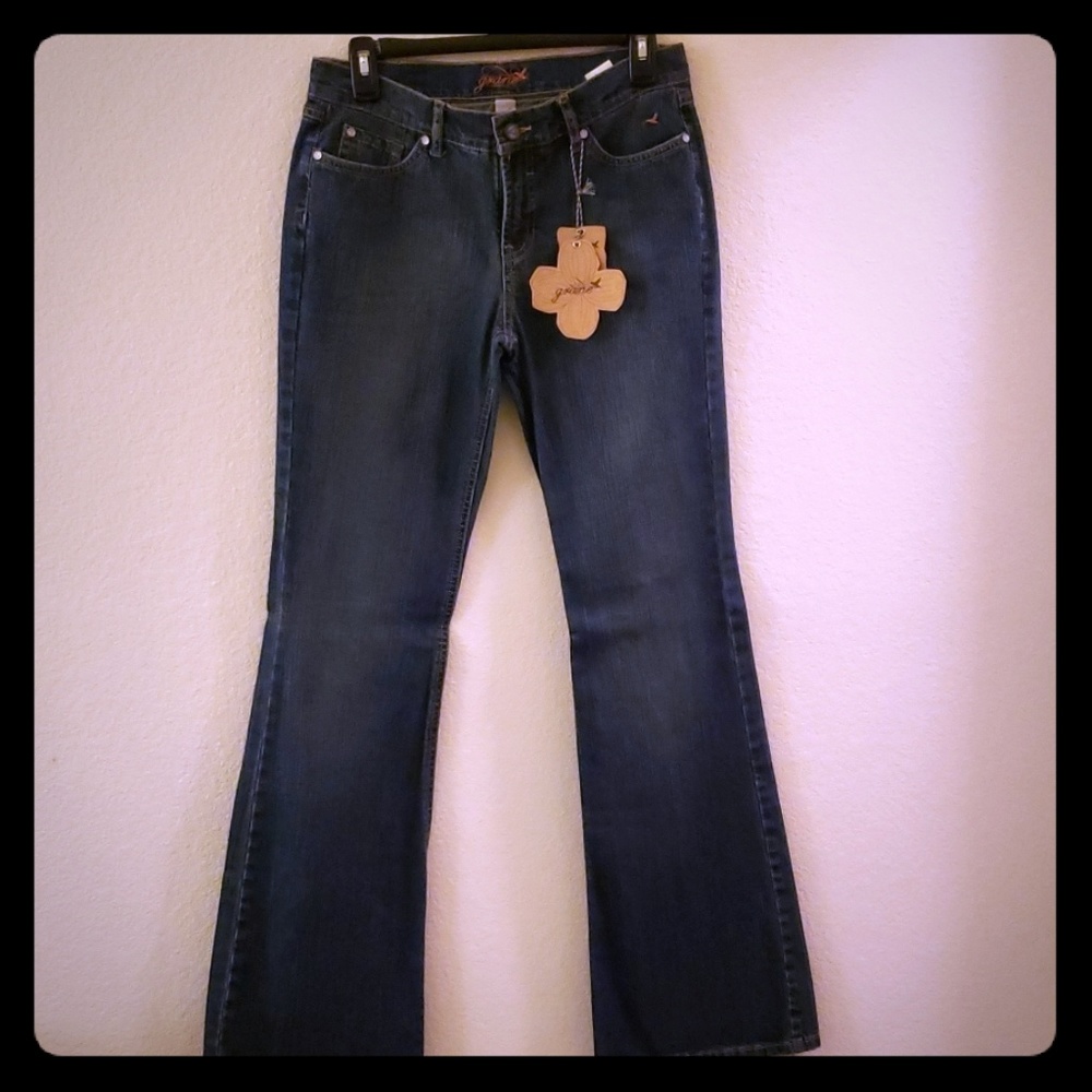 Stretch flare leg blue Jean's